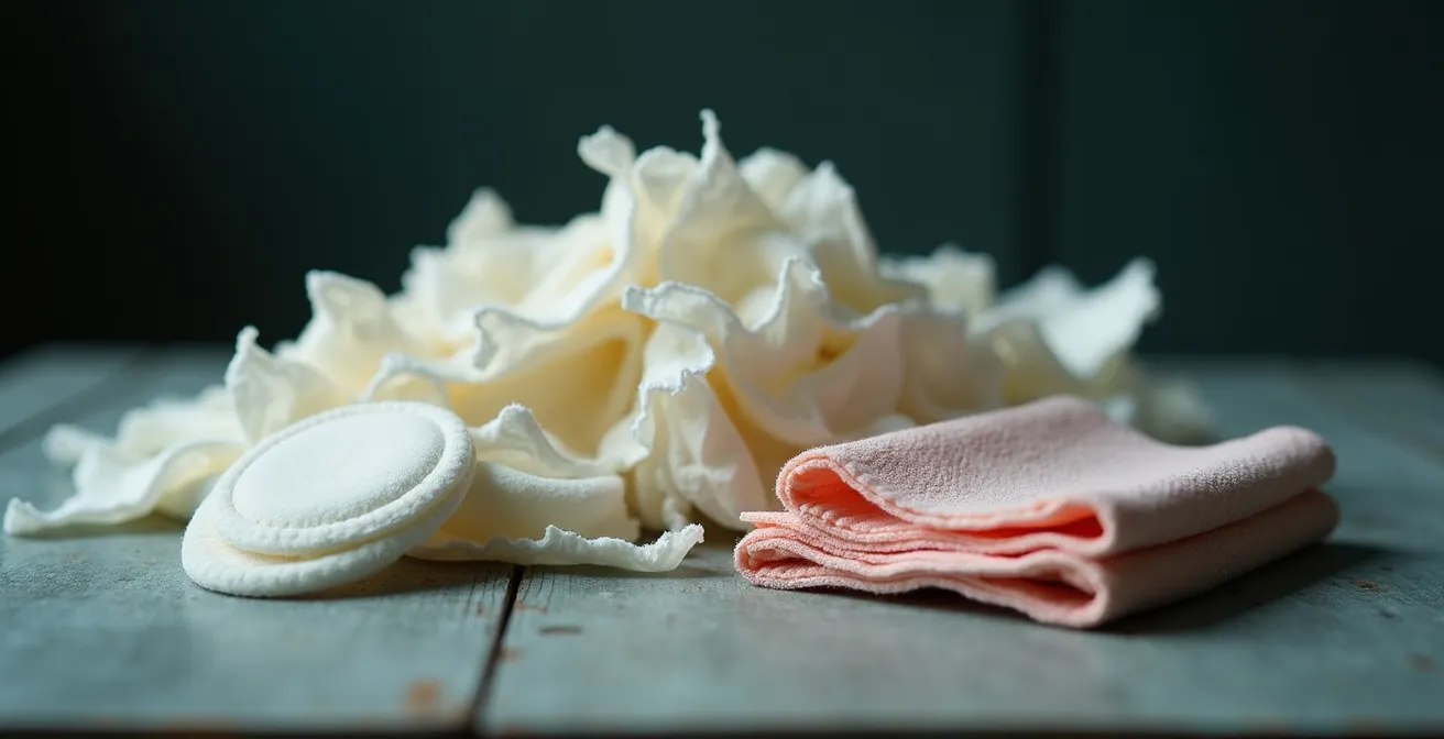 Nachhaltige Alternativen zu Abschminktüchern mit Baumwollpads und wiederverwendbaren Mikrofaser-Pads