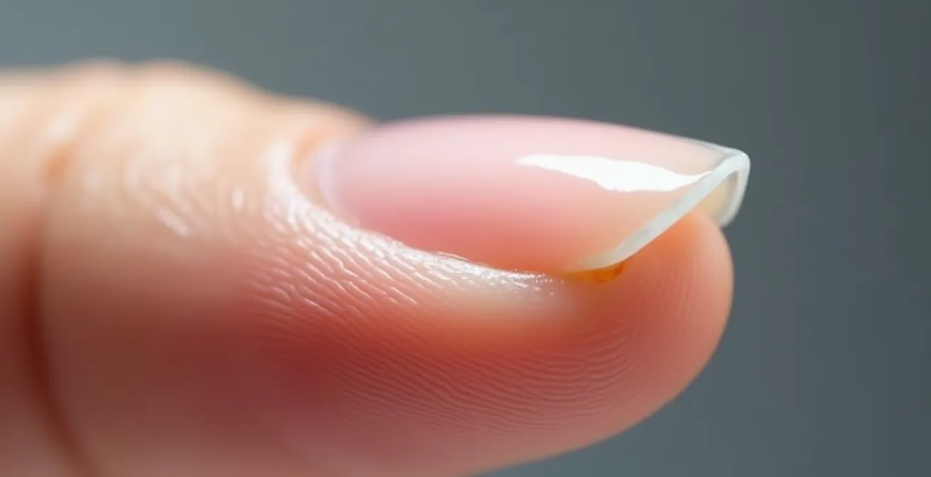 Detaillierte anatomische Darstellung des Unterschieds zwischen Eponychium und Cuticle