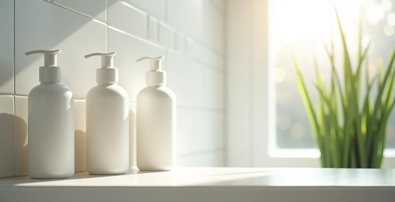 Detailaufnahme einer INCI-Liste auf einem Haarpflegeprodukt