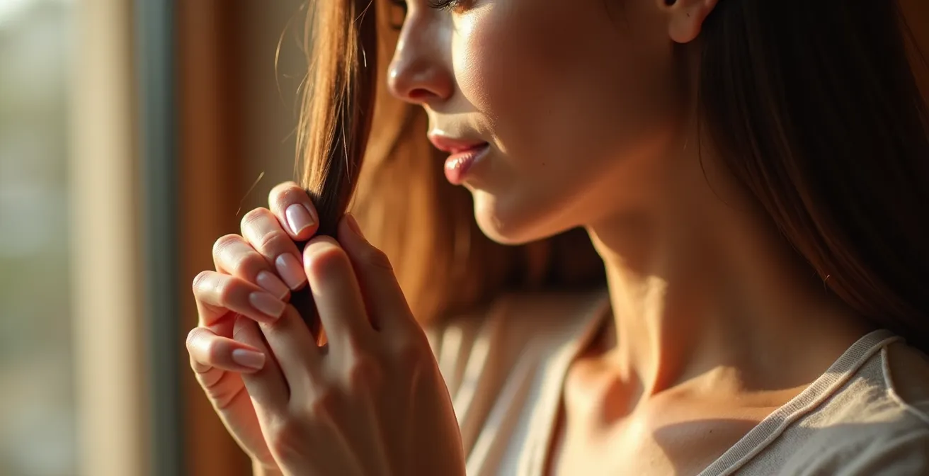 Präventive Haarpflege mit natürlichen Ölen gegen Spliss